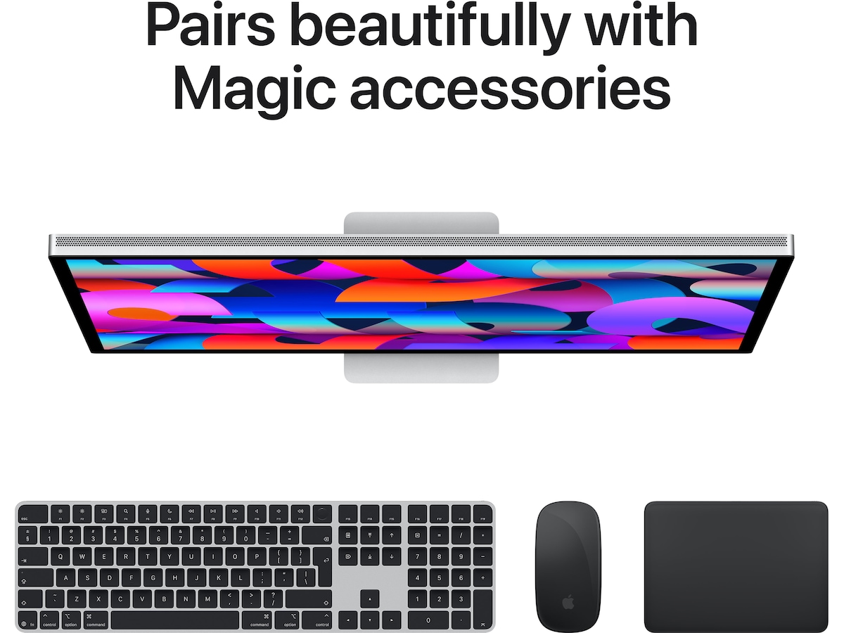 Apple Studio Display (2026) Standardglas - stativ med vinkel- och höjdjustering Bildskärmar