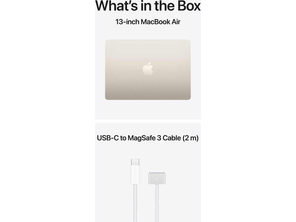 MacBook Air 13" M5 (2026) 1TB (stjärnglans) Datorer - Bärbara / laptop