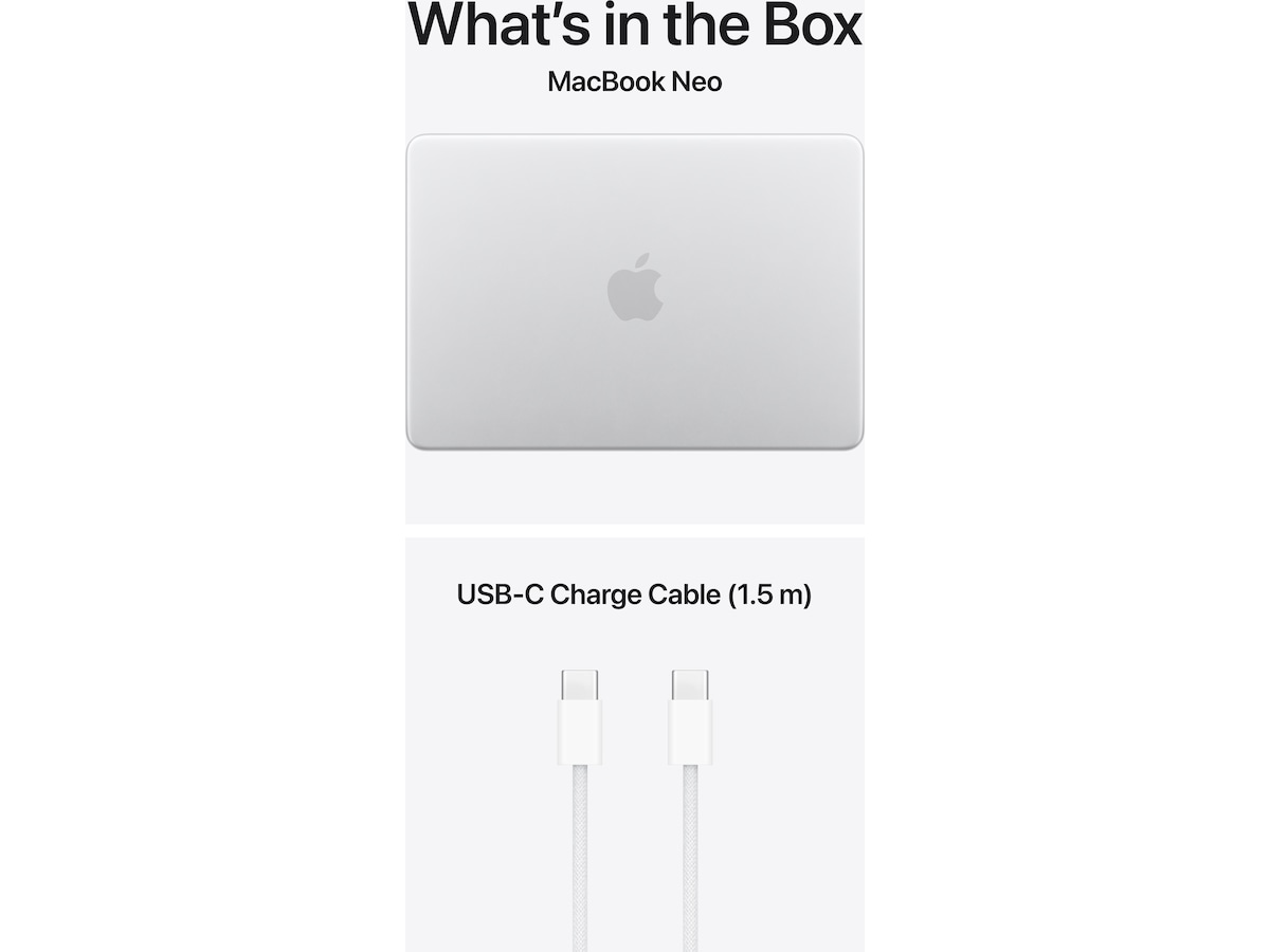 MacBook Neo 13" A18 Pro (2026) 256GB (silver) Datorer - Bärbara / laptop
