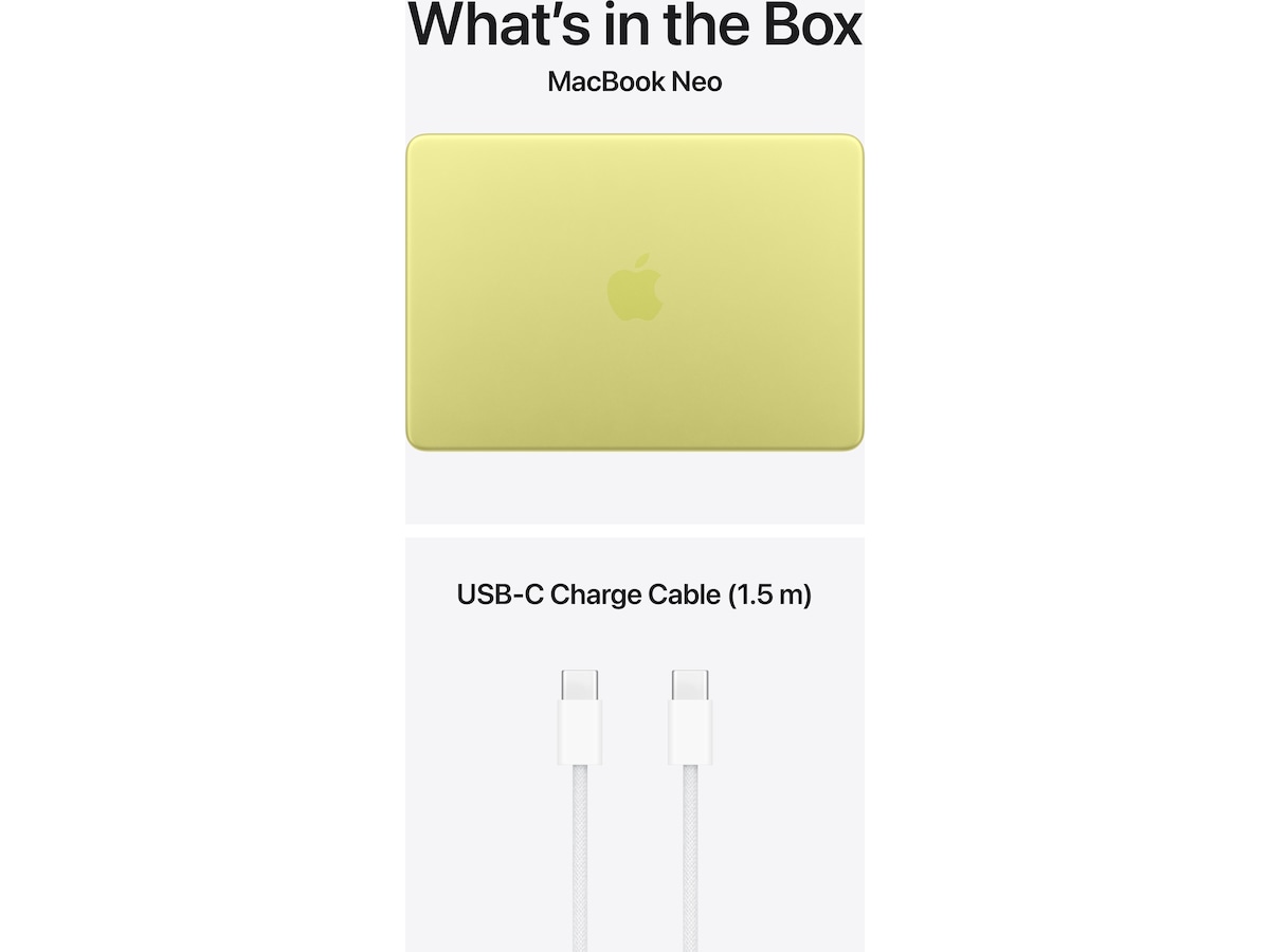 MacBook Neo 13" A18 Pro (2026) 256GB (citrus) Datorer - Bärbara / laptop
