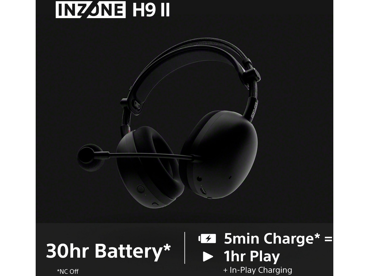 Sony INZONE H9 II Trådlöst Brusreducerande Headset (svart) -B-Grade Demo headset