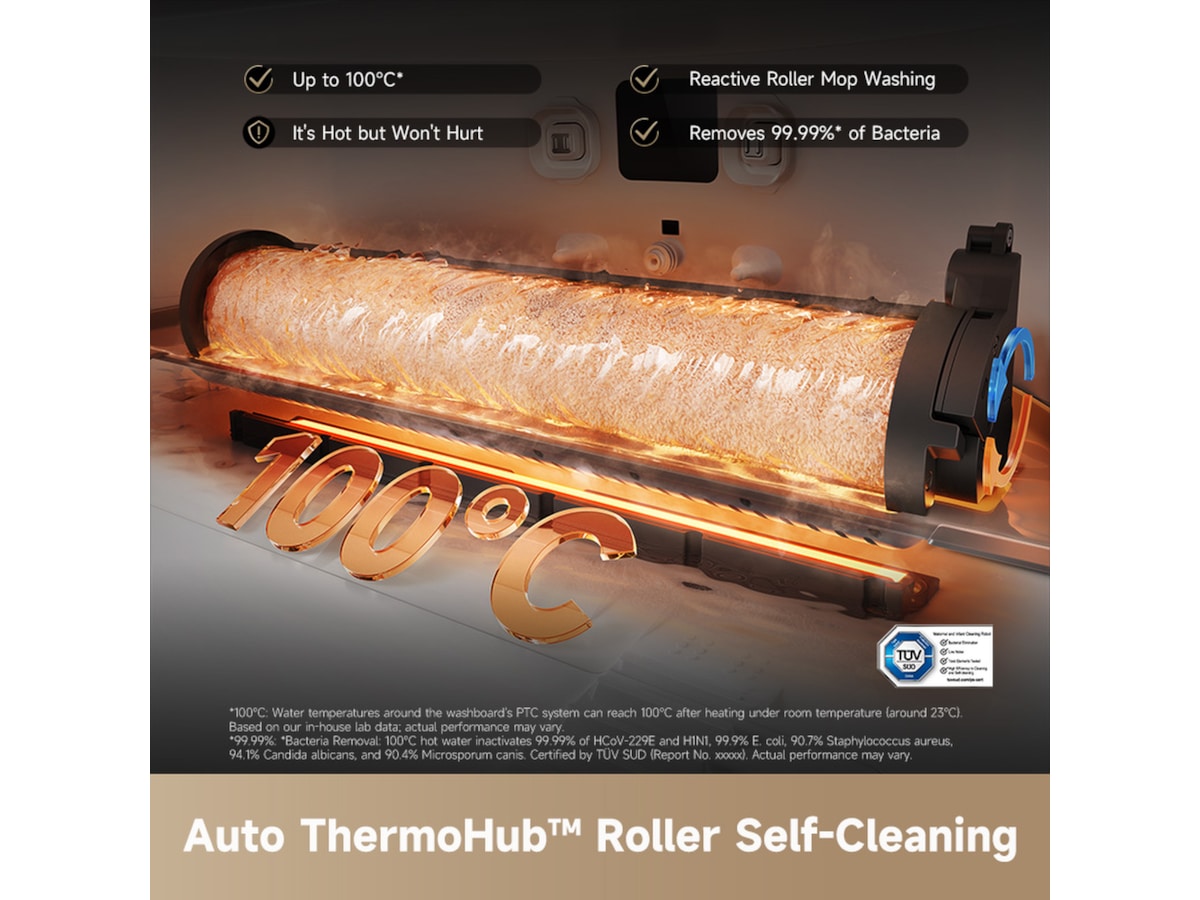 Dreame Aqua10 Ultra Roller Robotdammsugare (vit) -B-Grade Demo hem & hushåll