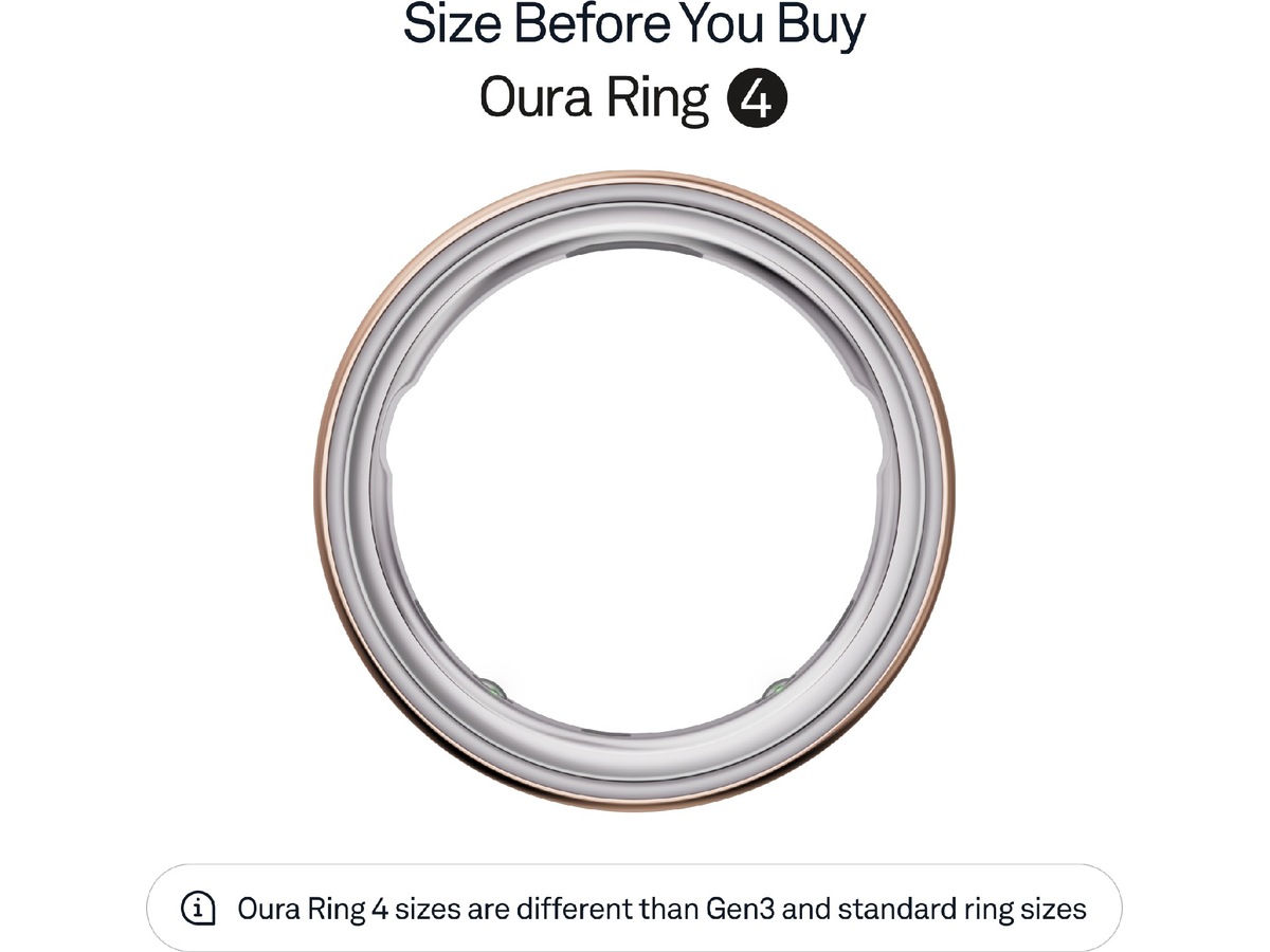 Oura Ring 4 Smart Ring str. 10 (roseguld) -B-Grade Demo tillbehör till mobiler & smartwatches