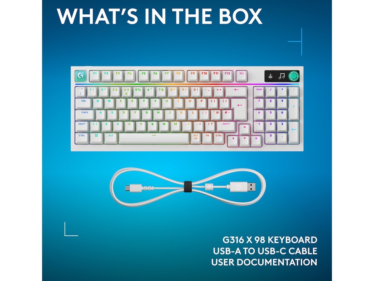 Logitech G316 X 98 speltangentbord Gamingtangentbord