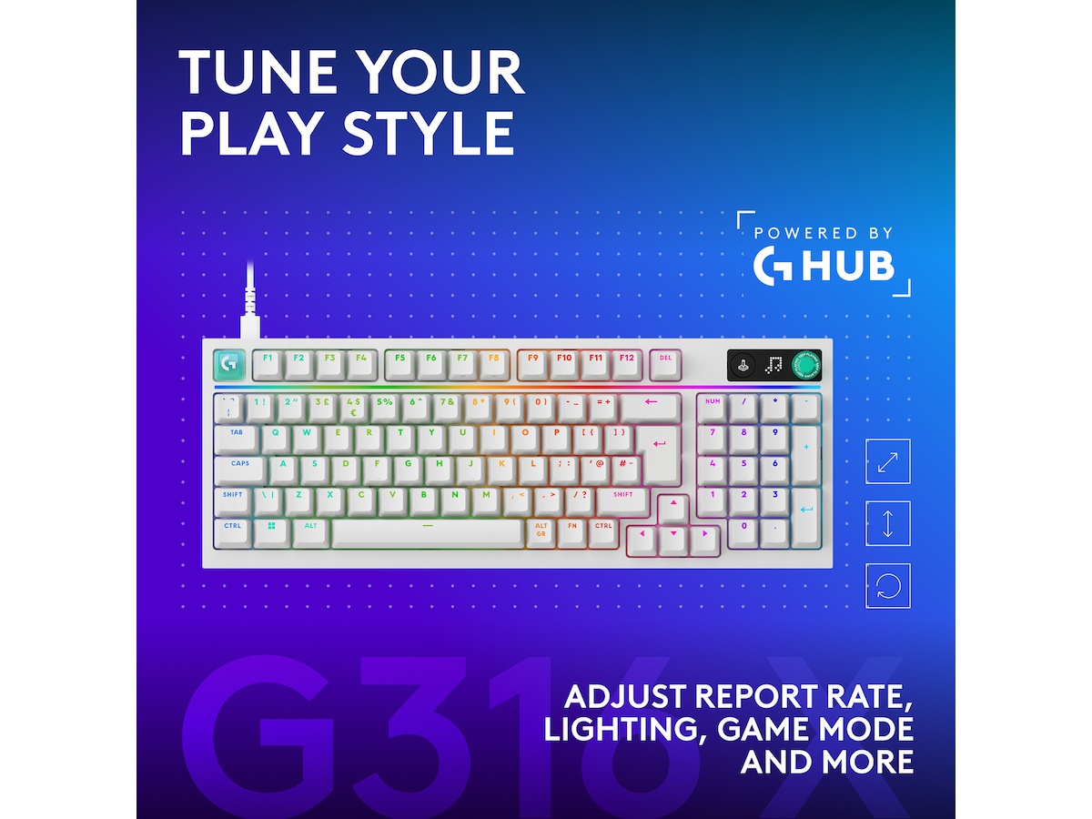 Logitech G316 X 98 speltangentbord Gamingtangentbord