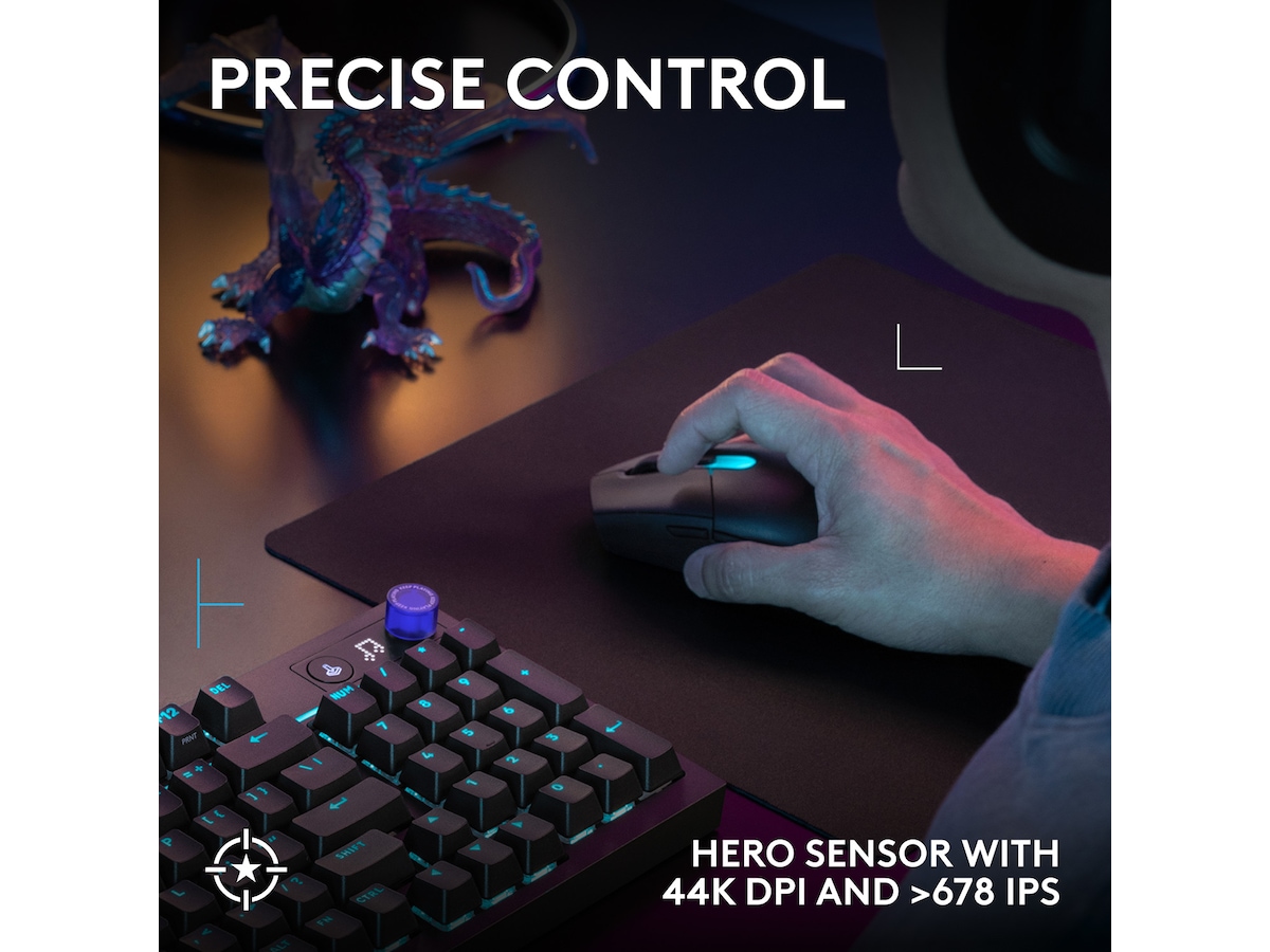 Logitech G305 X SUPERLIGHT Trådlös Spelmus (svart) Gamingmus