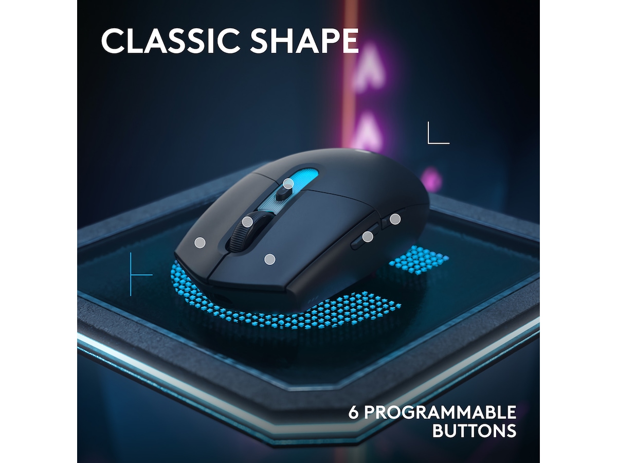 Logitech G305 X SUPERLIGHT Trådlös Spelmus (svart) Gamingmus