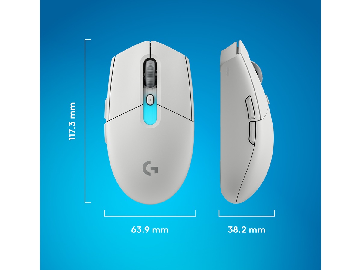 Logitech G305 X SUPERLIGHT Trådlös Spelmus (vit) Gamingmus