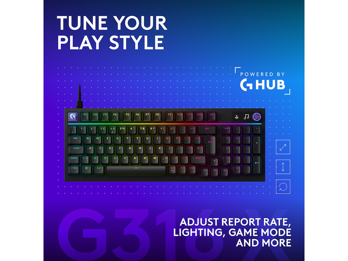 Logitech G316 X 98 speltangentbord Gamingtangentbord