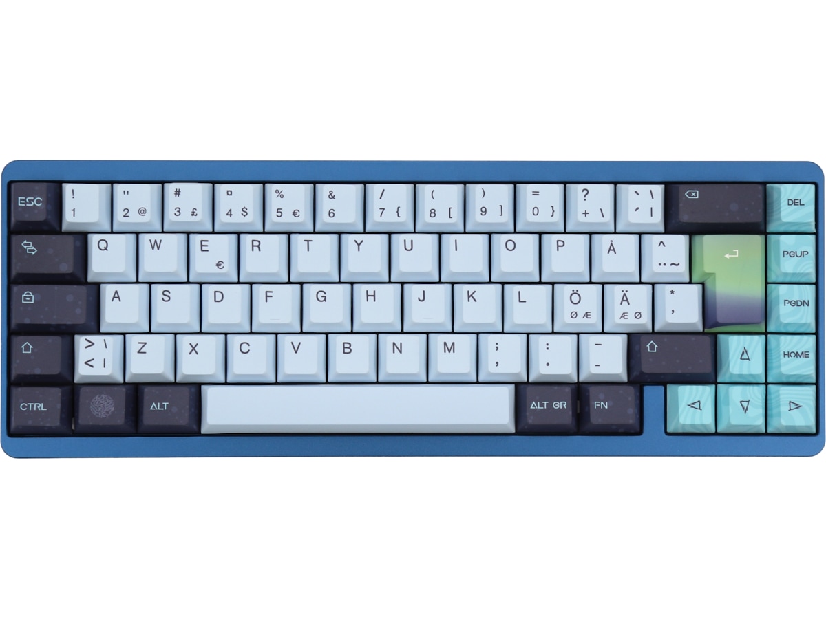 Varmilo Muse65 HE Aurora 65% gamingtangentbord -B-Grade Demo tangentbord