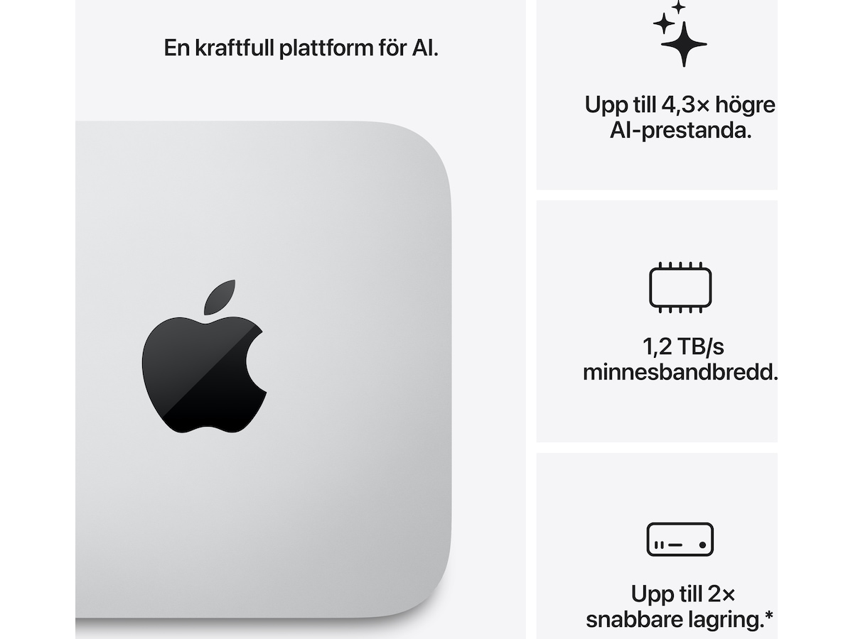 Mac Studio M5 Ultra (2026) 1TB Stationär dator
