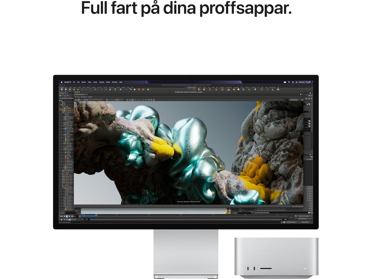Mac Studio M5 Ultra (2026) 1TB Stationär dator