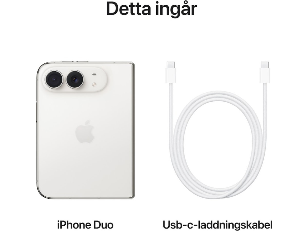 iPhone Duo 1TB (star white) Mobiltelefoner