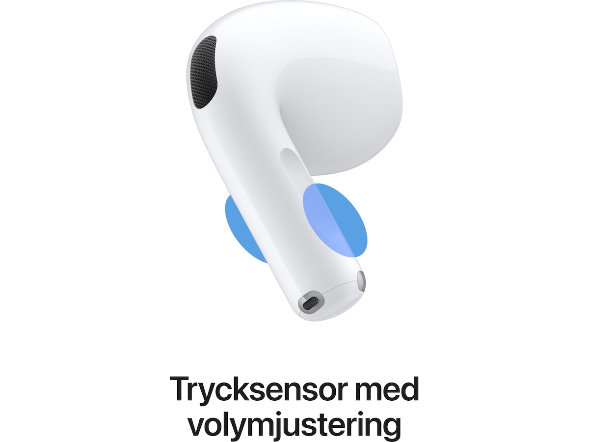 Apple AirPods 5 med trådlöst laddningsetui (vit) In-ear hörlurar