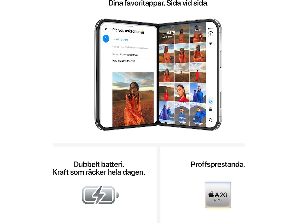 iPhone Duo 256GB (night sky) Mobiltelefoner