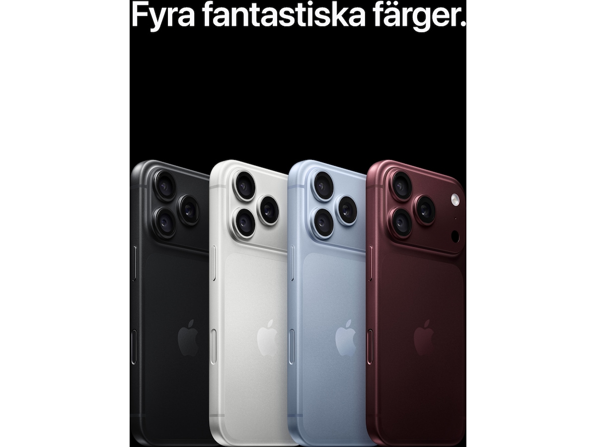 iPhone 18 Pro 256GB (svart) Mobiltelefoner