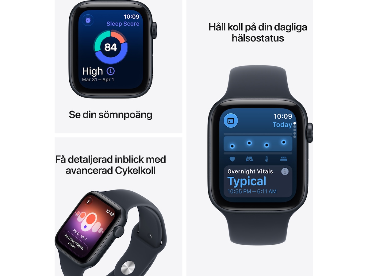 Apple Watch SE 3 GPS 40mm Aluminium (Starlight) Smartwatches