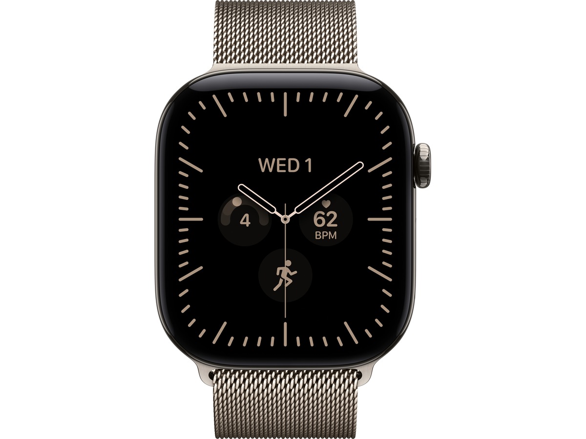 Apple Watch Series 12 GPS + LTE 46mm Titan (natural) Smartwatches