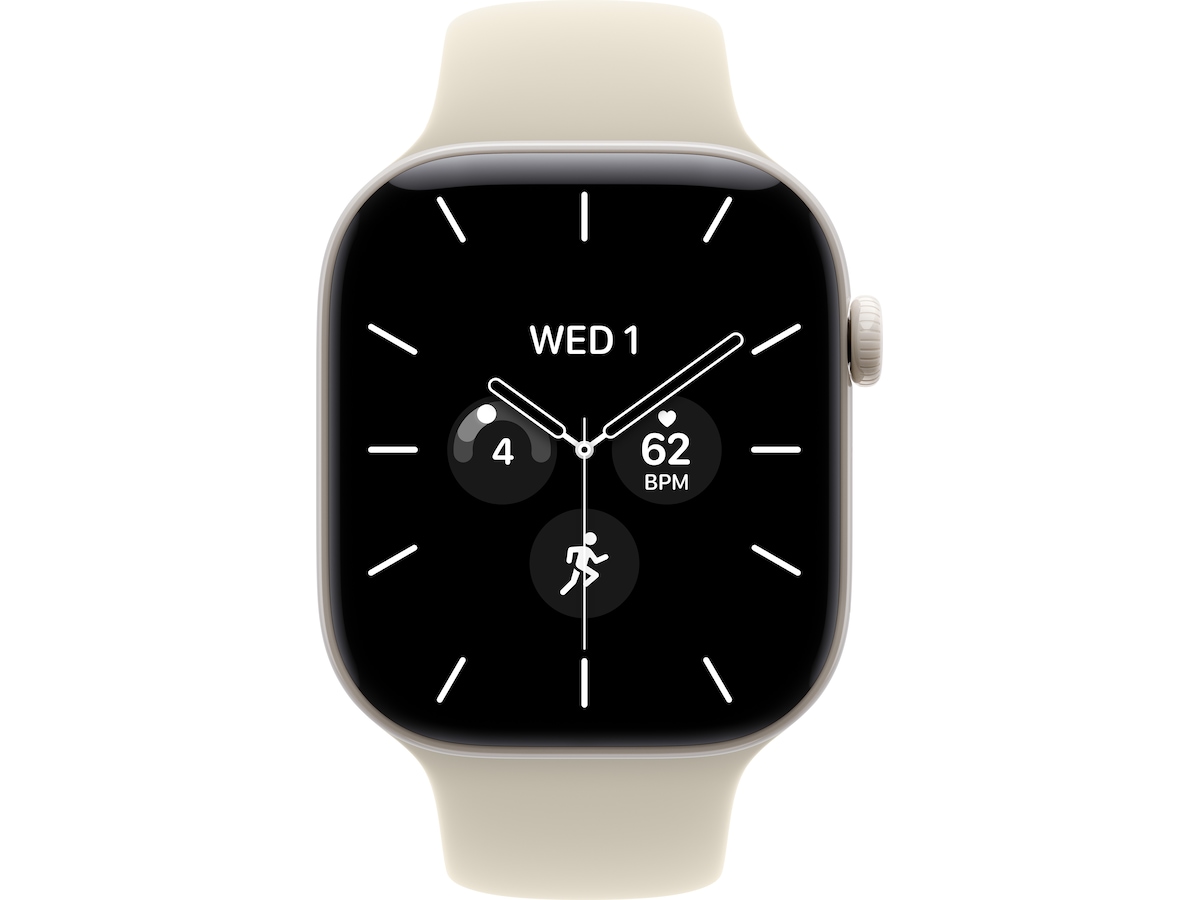 Apple Watch Series 12 GPS + LTE 42mm keramik (pearl white) Smartwatches