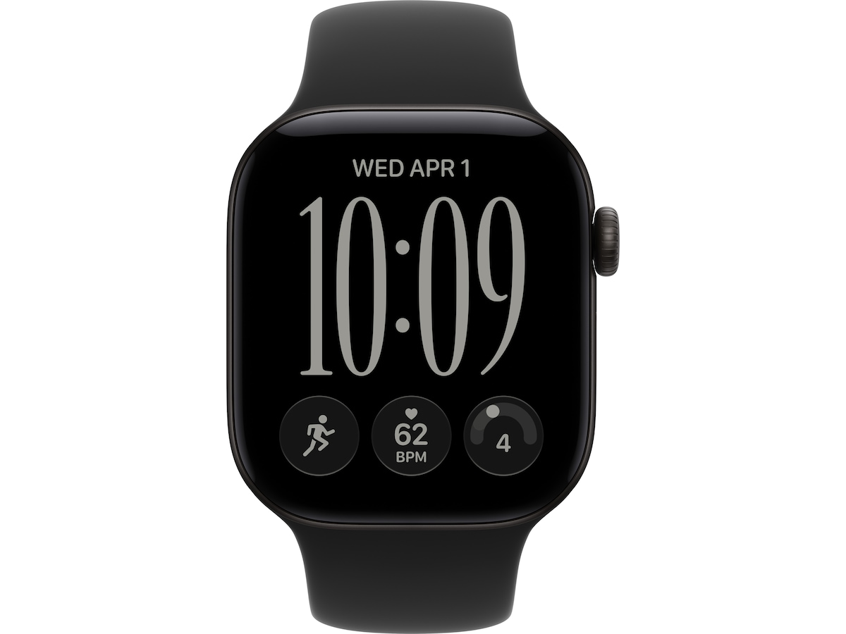 Apple Watch Series 12 GPS 42mm Aluminium (svart) Smartwatches