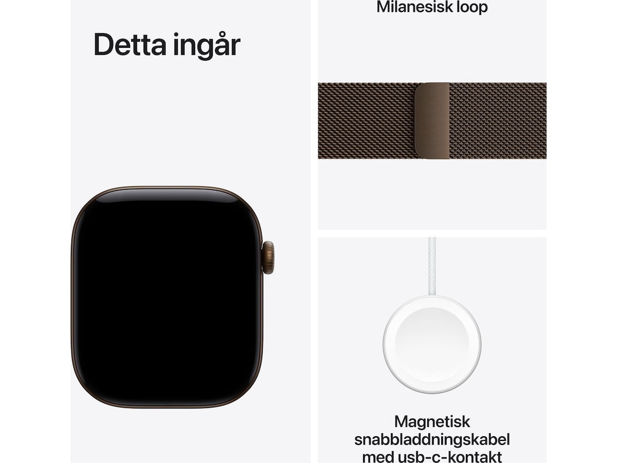 Apple Watch Series 12 GPS + LTE 46mm Aluminium (dark bronze) Smartwatches