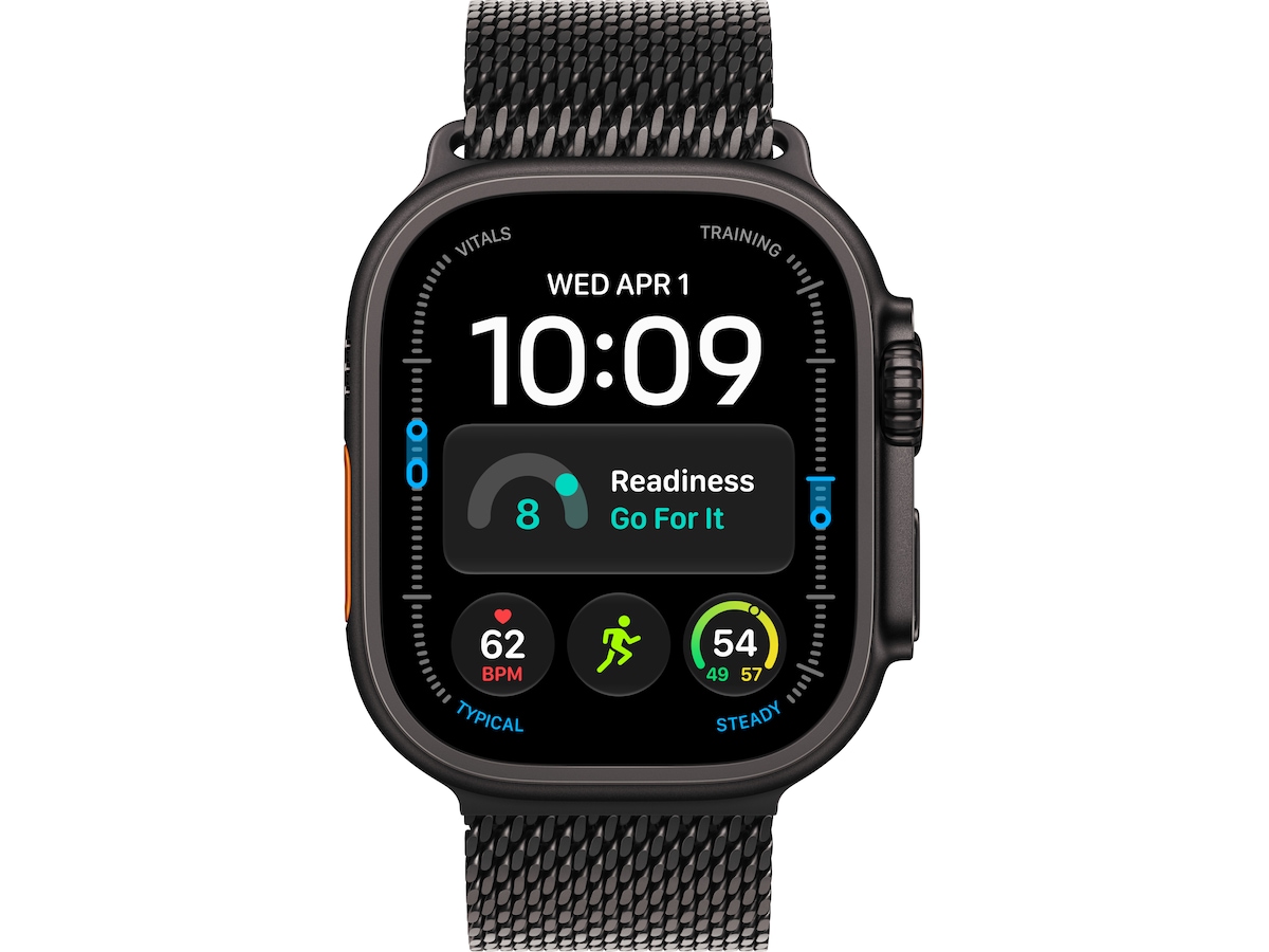 Apple Watch Ultra 4 GPS + LTE 49mm Titanium (svart) Smartwatches
