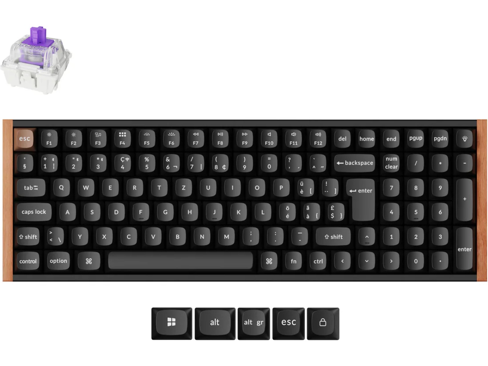Keychron K4 HE Trådløst Gamingtastatur (sort) Gamingtangentbord