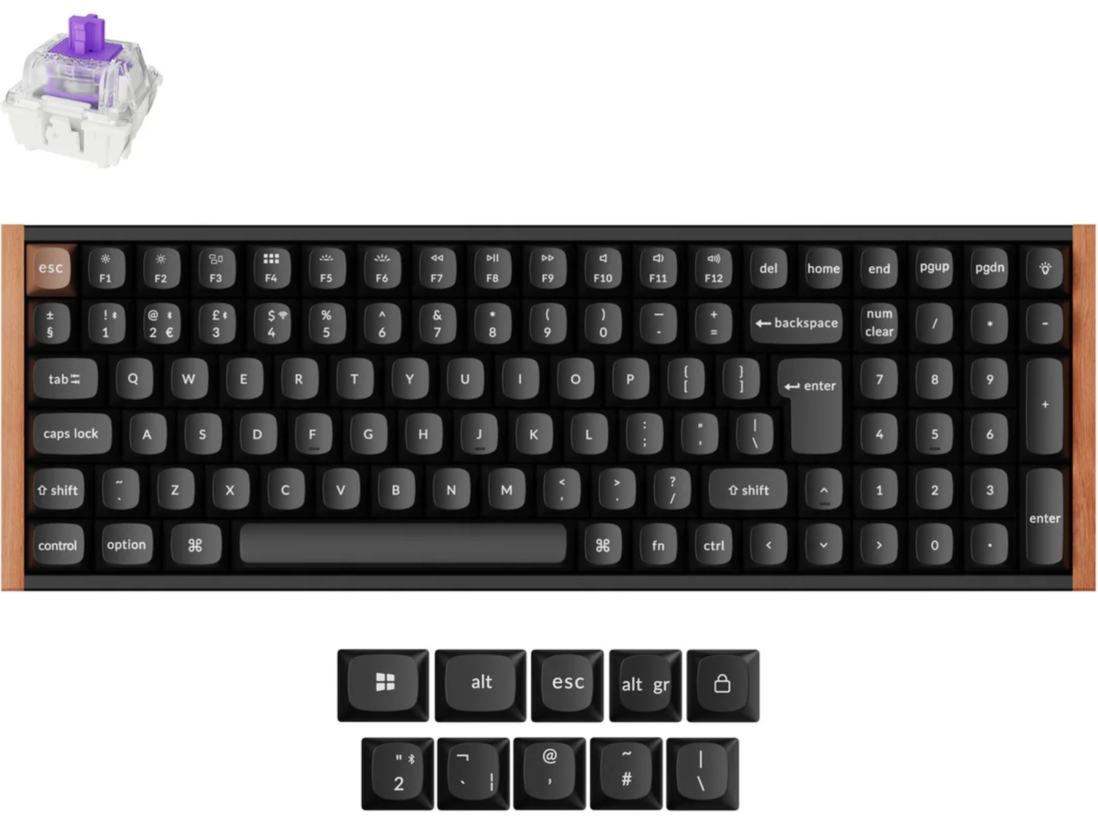 Keychron K4 HE Trådløst Gamingtastatur (sort) Gamingtangentbord