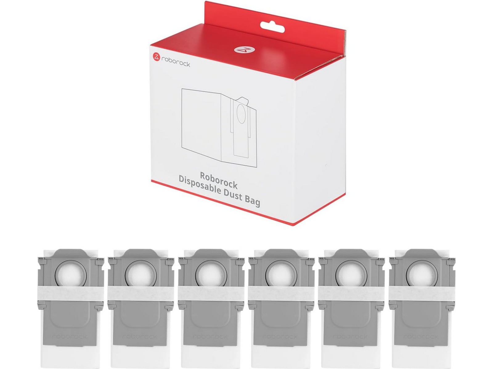 Roborock Q10 VF+ Robotdammsugare (vit) + dammpåsar Robotdammsugare