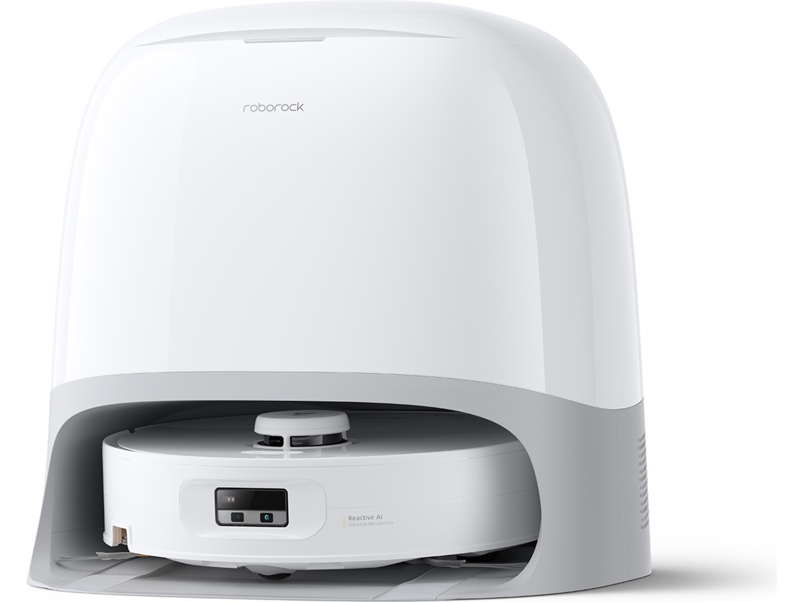 Roborock Qrevo Curv 2 Flow robotdammsugare (vit) Robotdammsugare