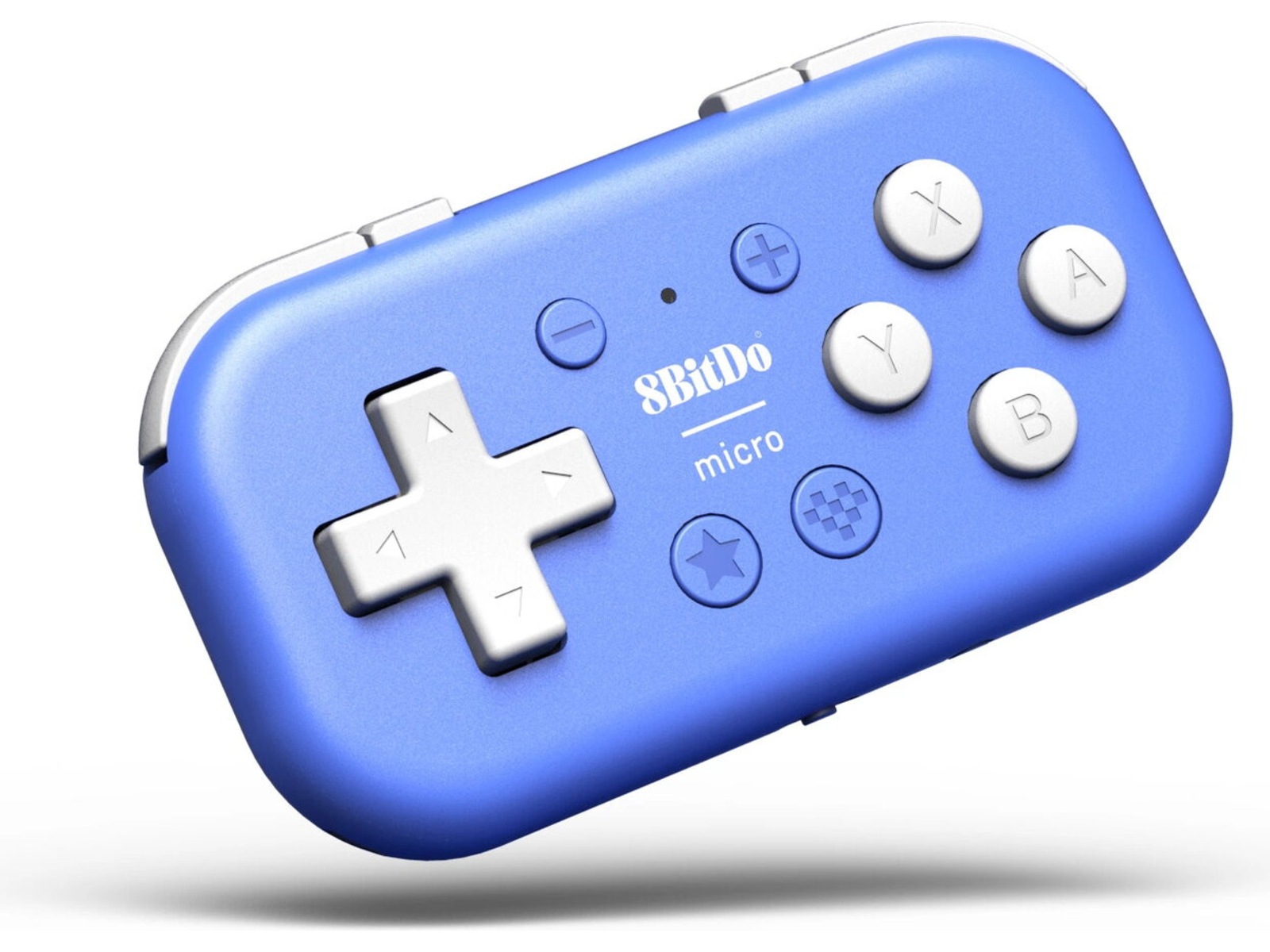 8BitDo Micro Bluetooth-spelkontroll (blå) Tillbehör till spelkonsoler