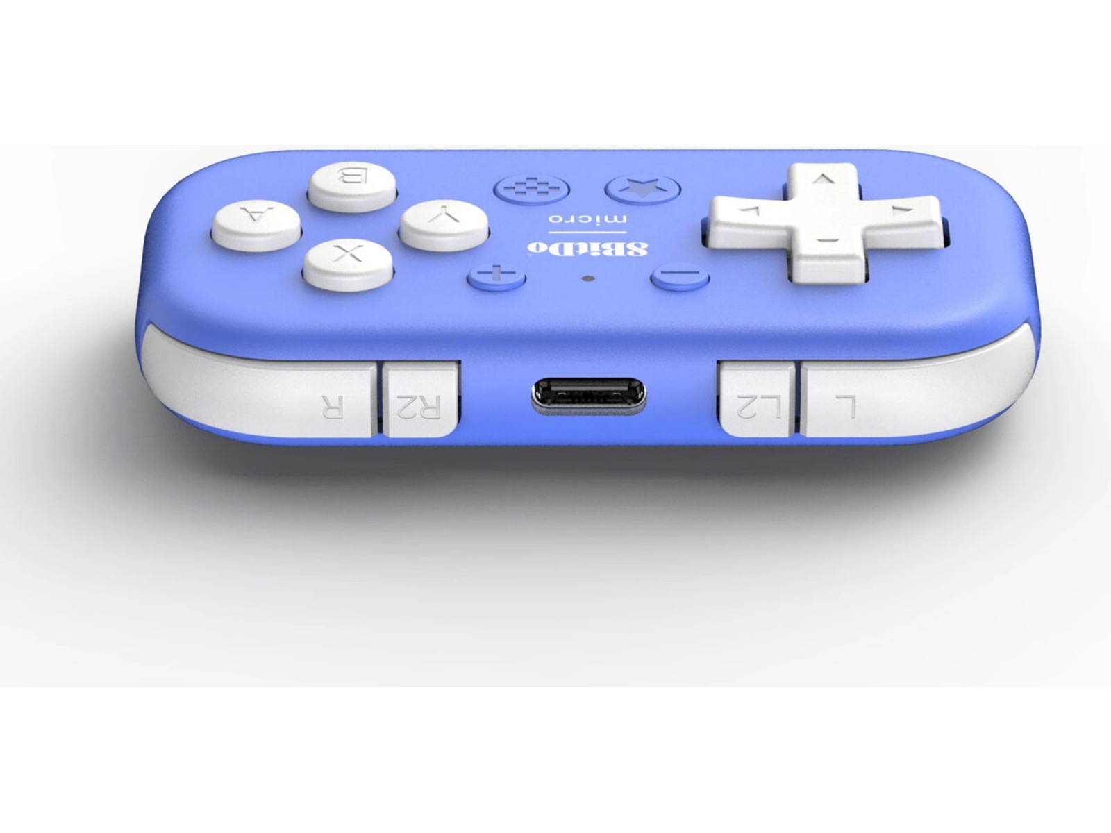 8BitDo Micro Bluetooth-spelkontroll (blå) Tillbehör till spelkonsoler