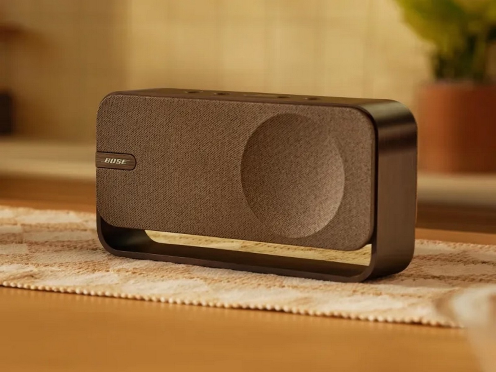 Bose Soundlink Home trådløs bluetooth-højttaler (varmt træ) Trådlös / Bluetooth högtalare