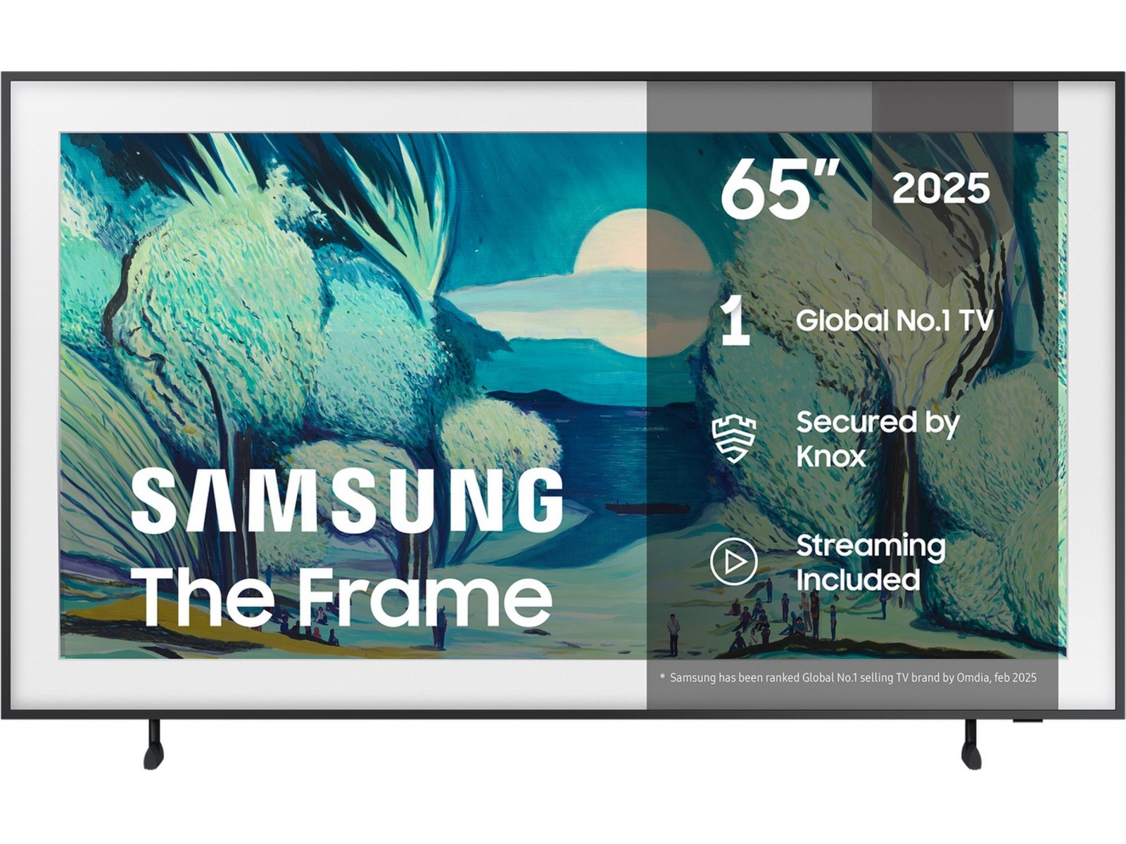 Samsung 65" The Frame LS03FA QLED 4K Smart TV (2025) 60 - 69 tums TV