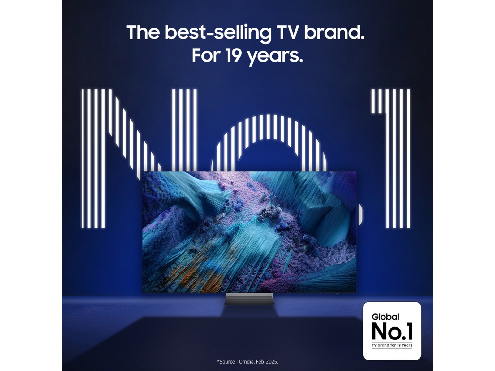 Samsung 55" Q7F2 QLED 4K Smart TV (2025) + Soundbar 50 - 59 tums TV