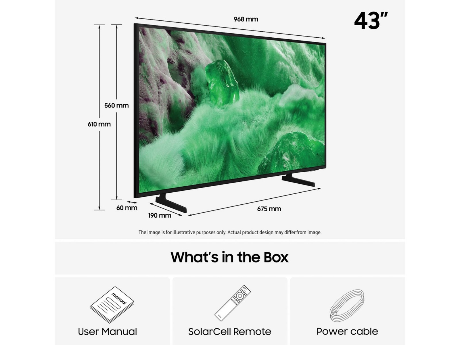 Samsung 43" Q7F2 QLED 4K Smart TV (2025) + Soundbar 20 - 49 tums TV