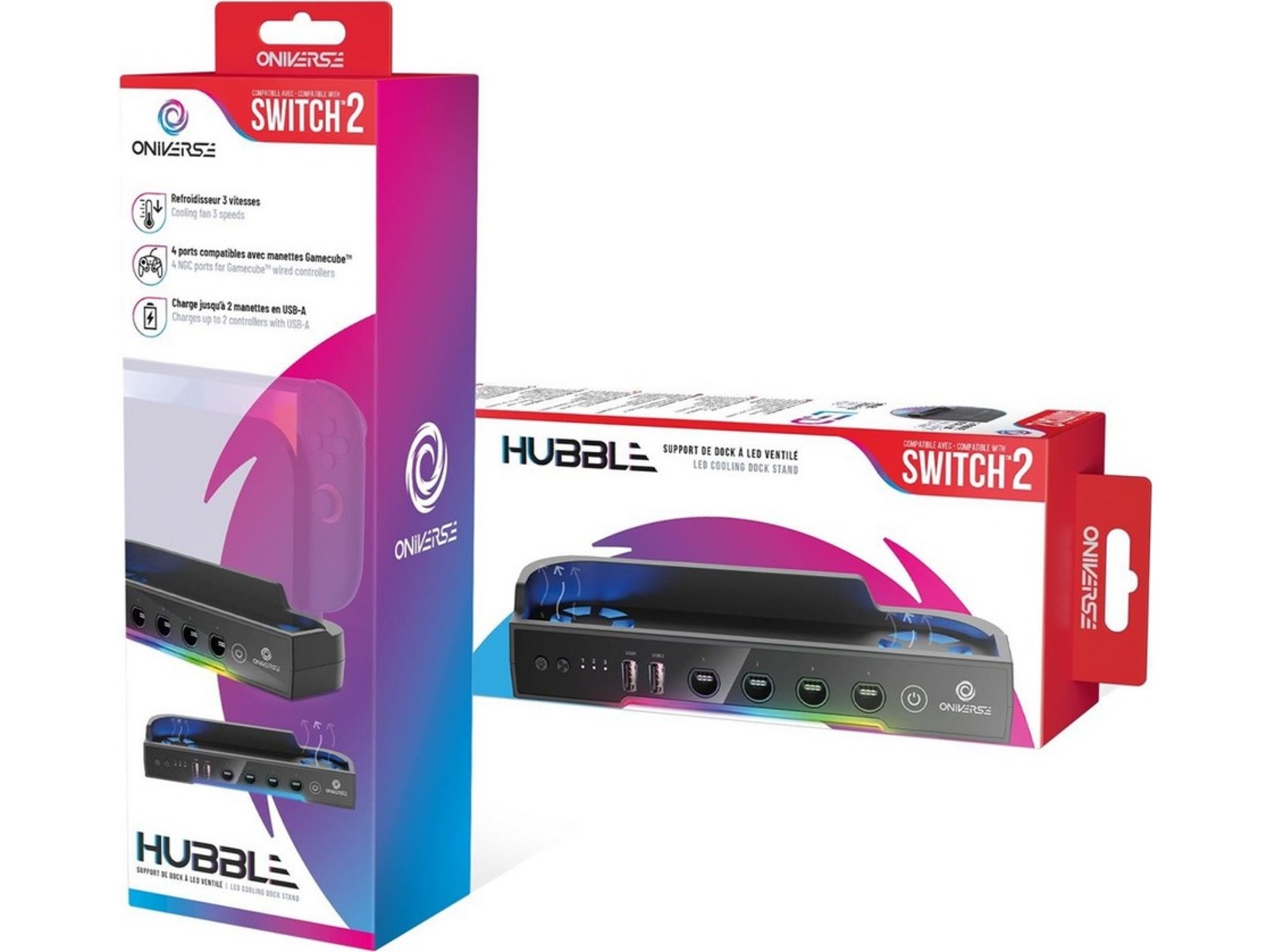 Oniverse Hubble Nintendo Switch 2 Dock och displayställ Tillbehör till spelkonsoler