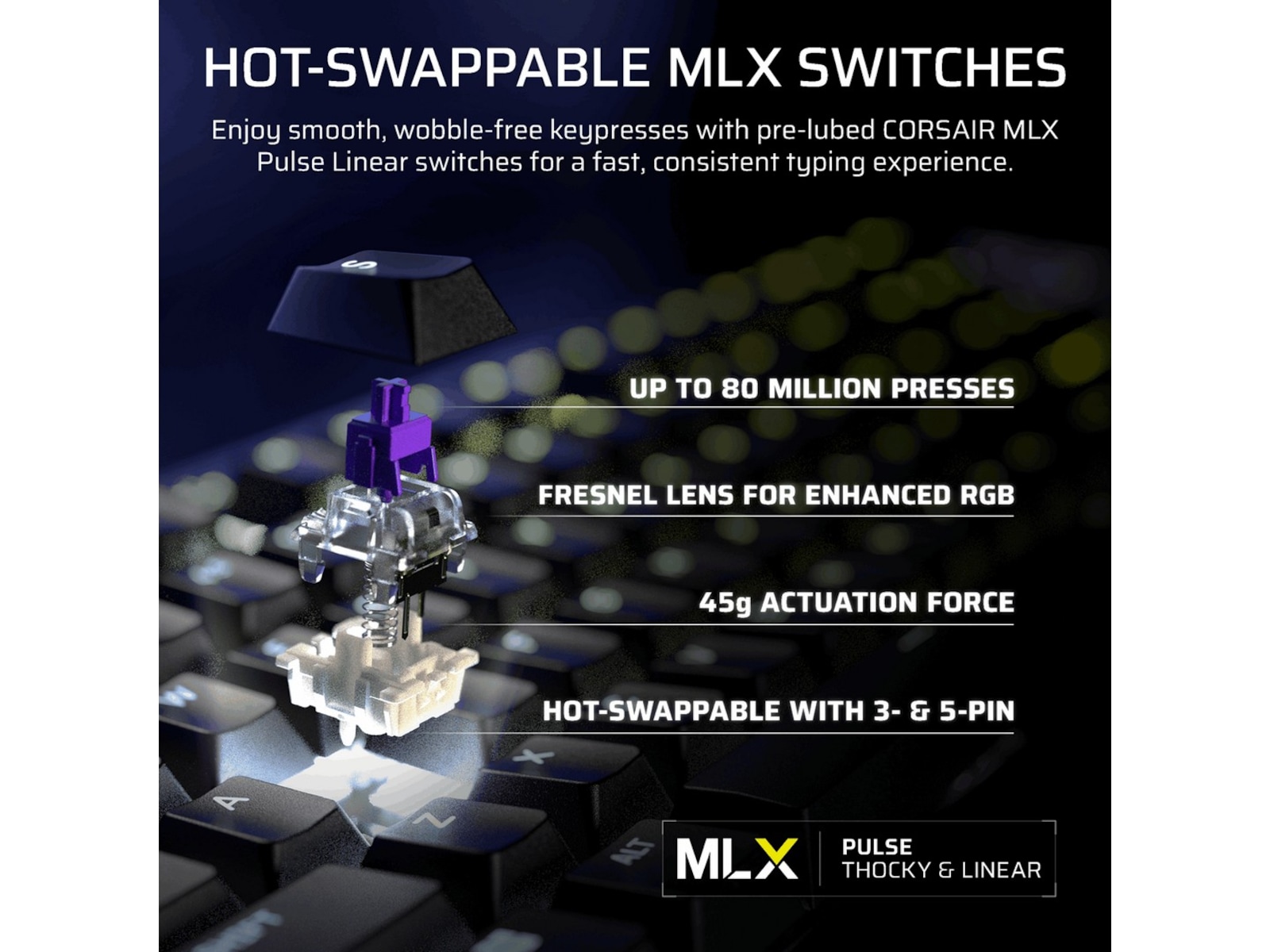 Corsair GALLEON 100 SD mekaniskt gamingtangentbord RGB Gamingtangentbord