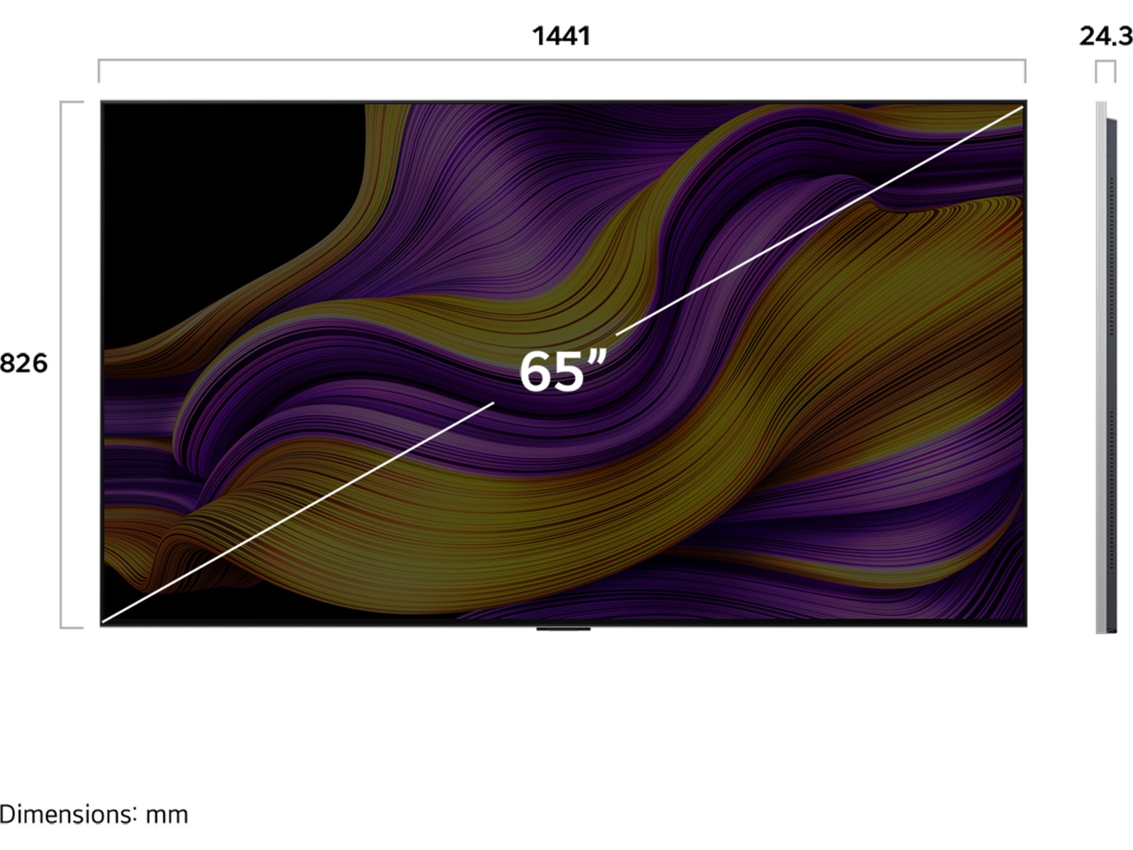 LG 65" G5 AI 4K OLED Smart TV (2025) 60 - 69 tums TV
