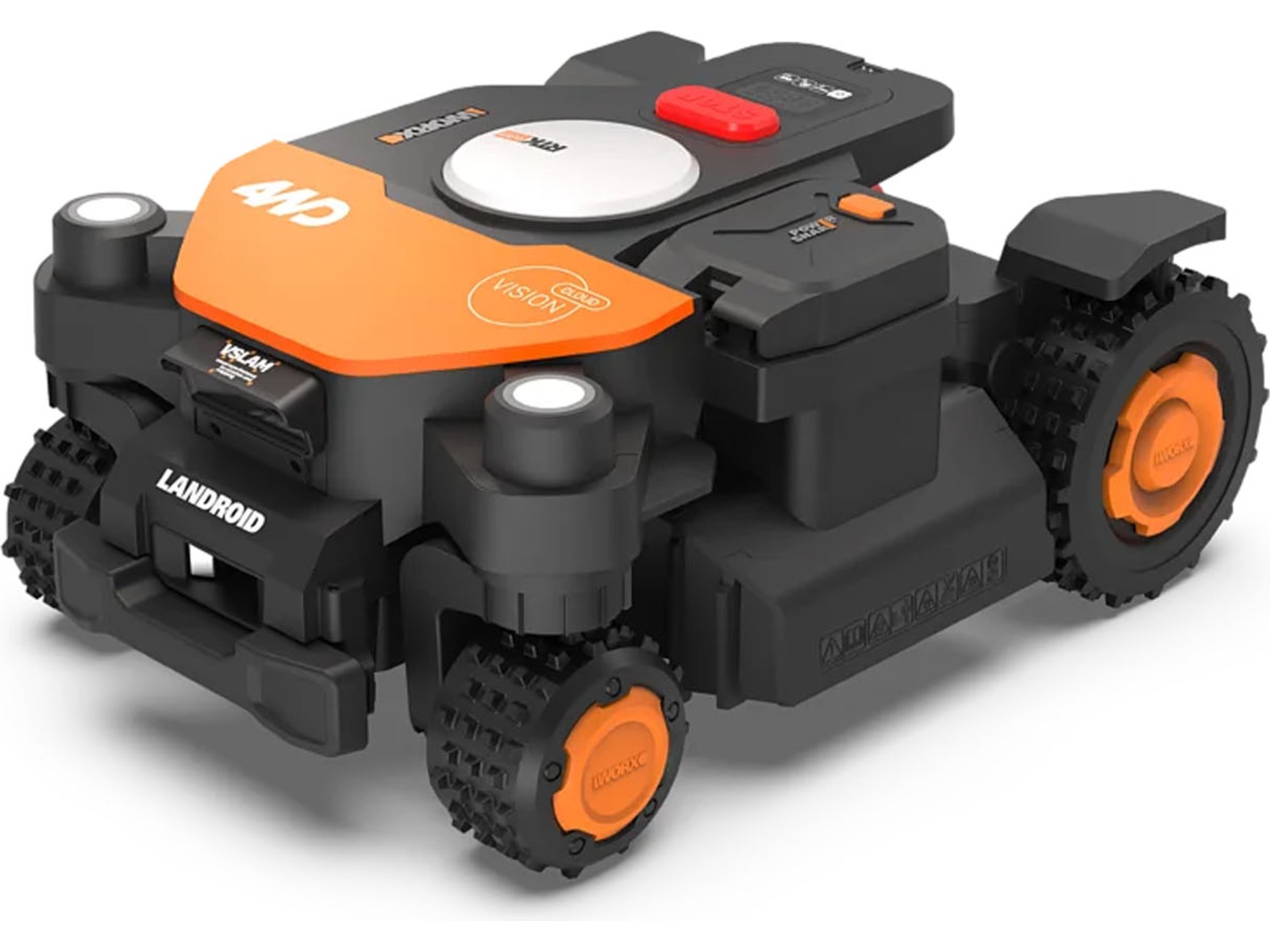 Kraftfull 4WD klippare med AI-kamera för automatisk kartläggning Robotgräsklippare