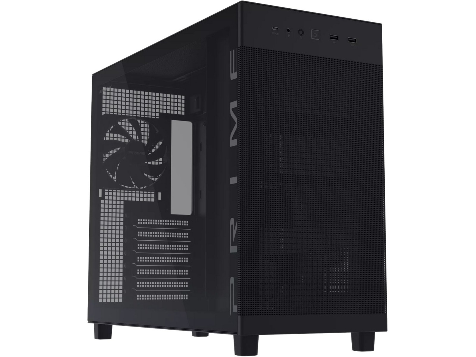 Asus Prime AP303 TG Mid Tower (svart) Midi tower