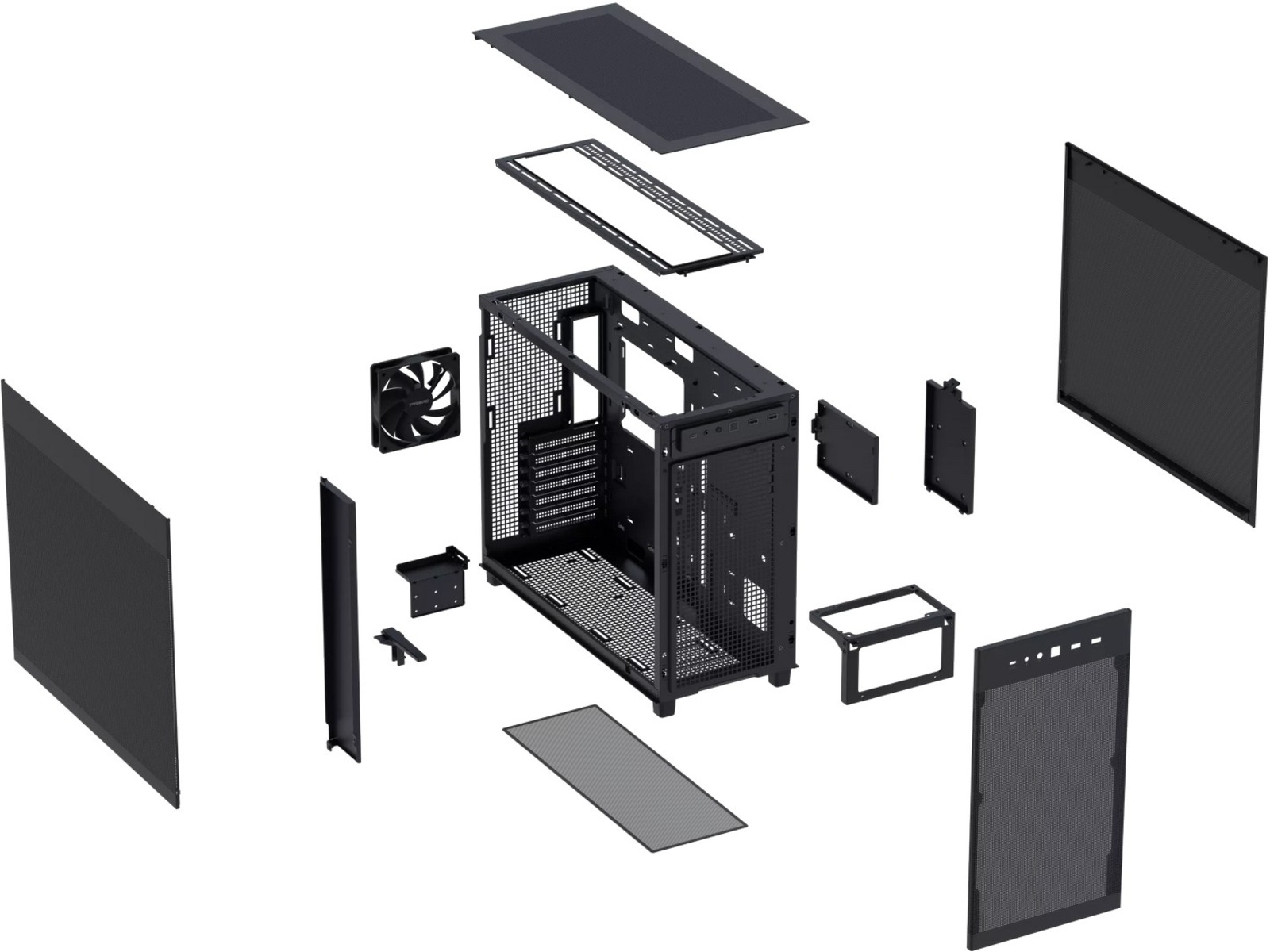 Asus Prime AP303 MESH Mid Tower (sort) Midi tower