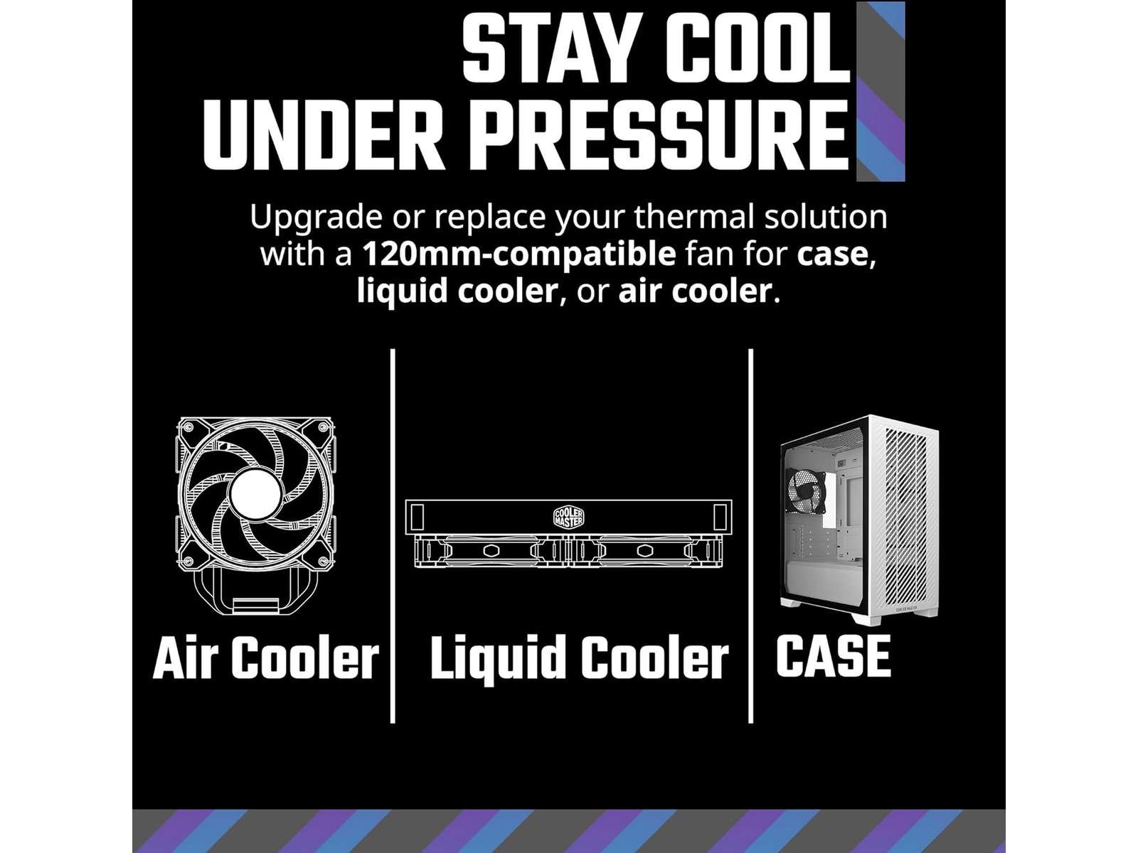 Cooler Master MF120 Lite Fläkt (svart) Fläkt