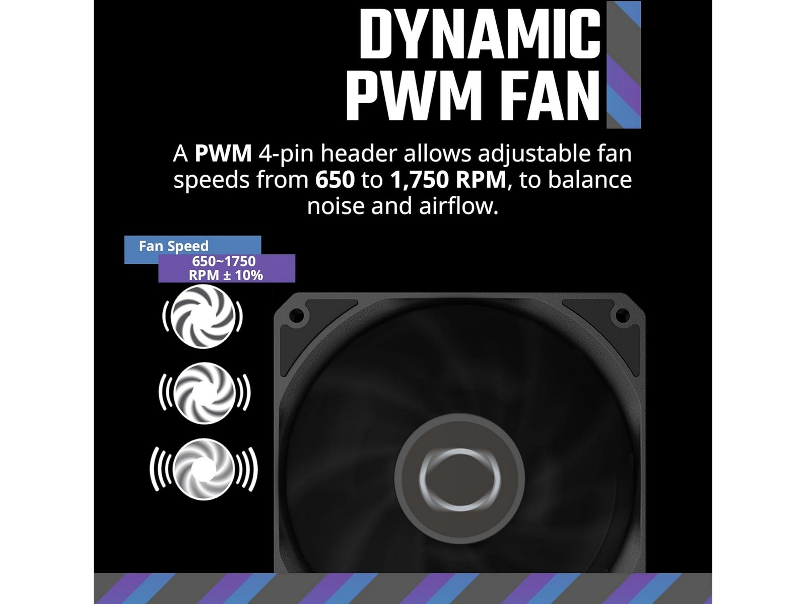 Cooler Master MF120 Lite Fläkt (svart) Fläkt