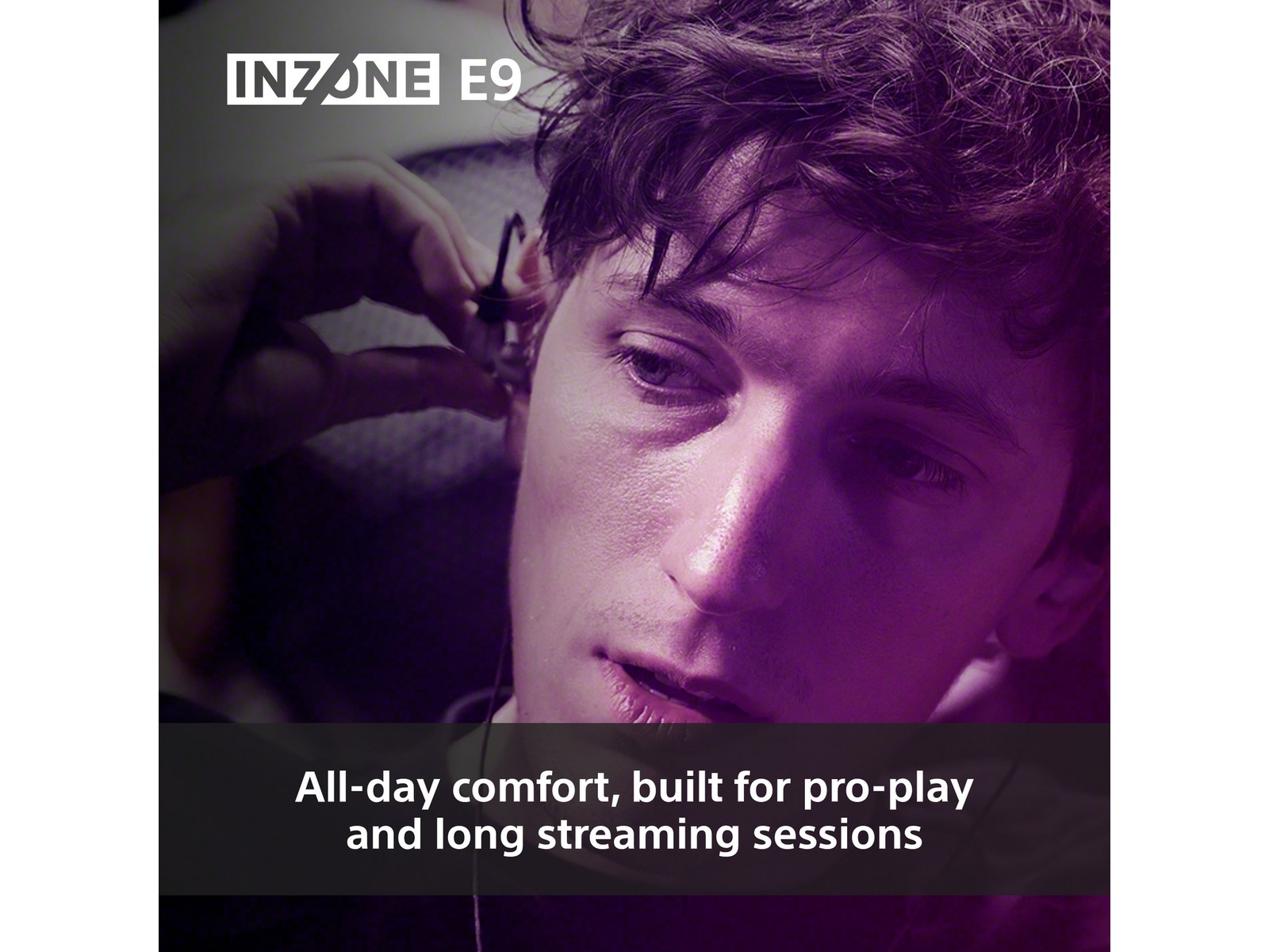 Sony INZONE E9 In-Ear Gaming Ørepropper (sort) In-ear hörlurar