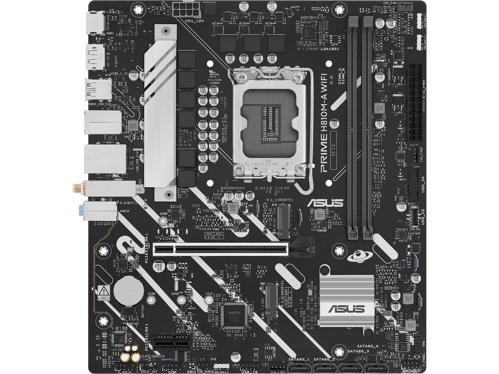 Asus PRIME H810M-A WIFI moderkort Intel Socket