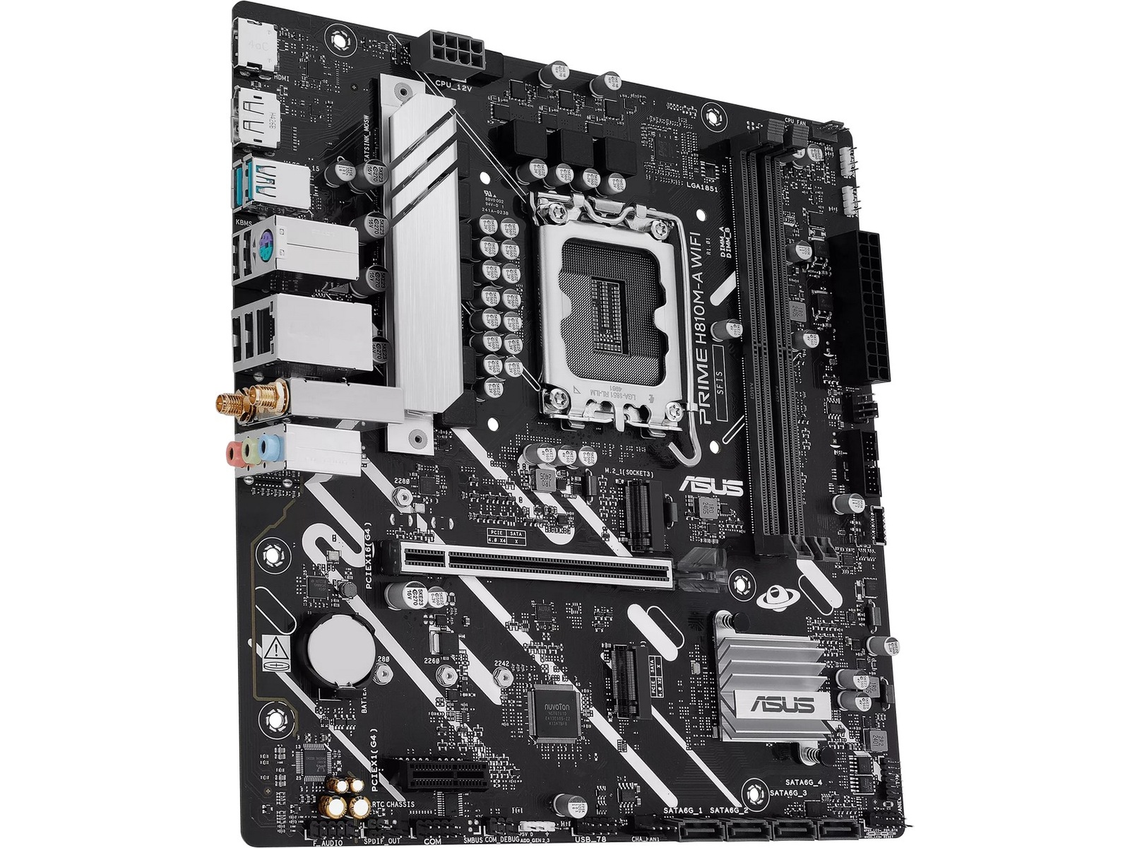 Asus PRIME H810M-A WIFI moderkort Intel Socket