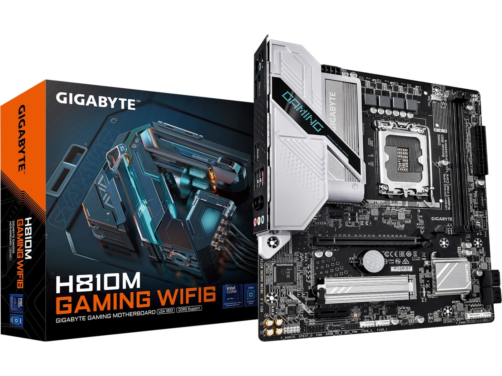 Gigabyte H810M S2H moderkort Intel Socket
