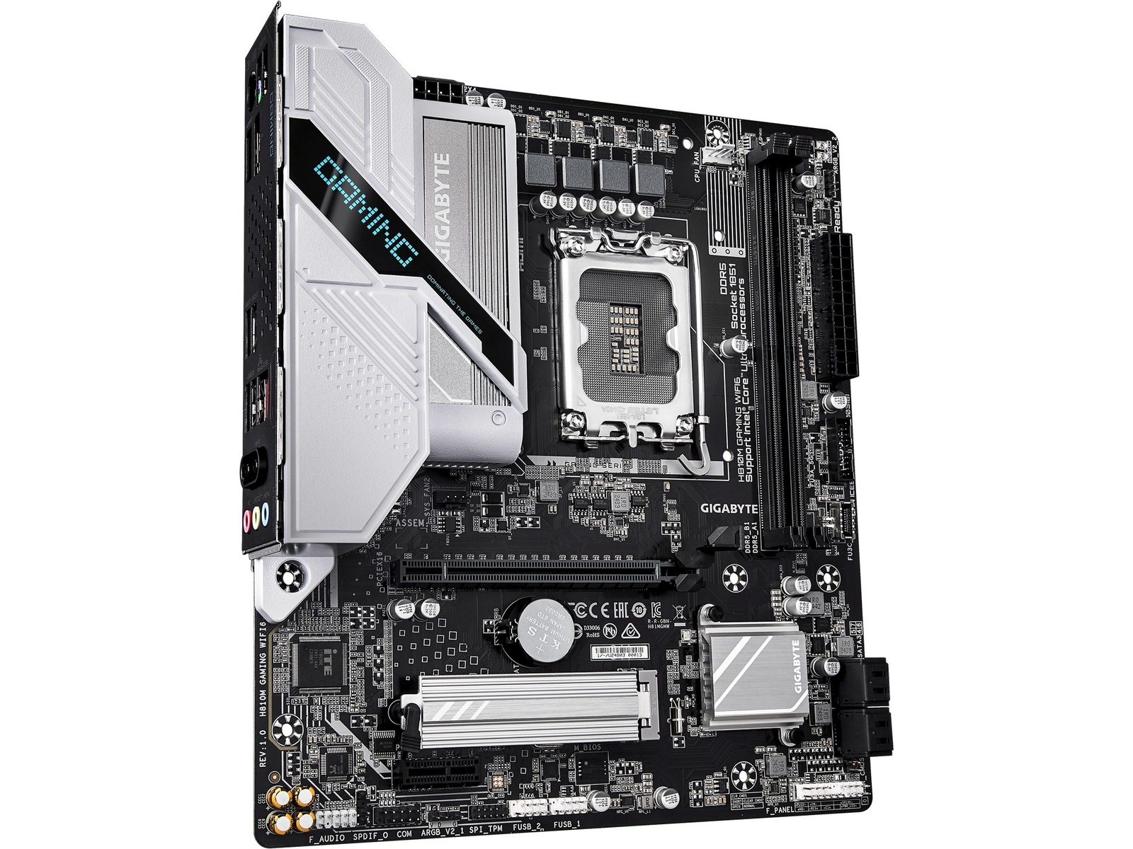 Gigabyte H810M S2H moderkort Intel Socket