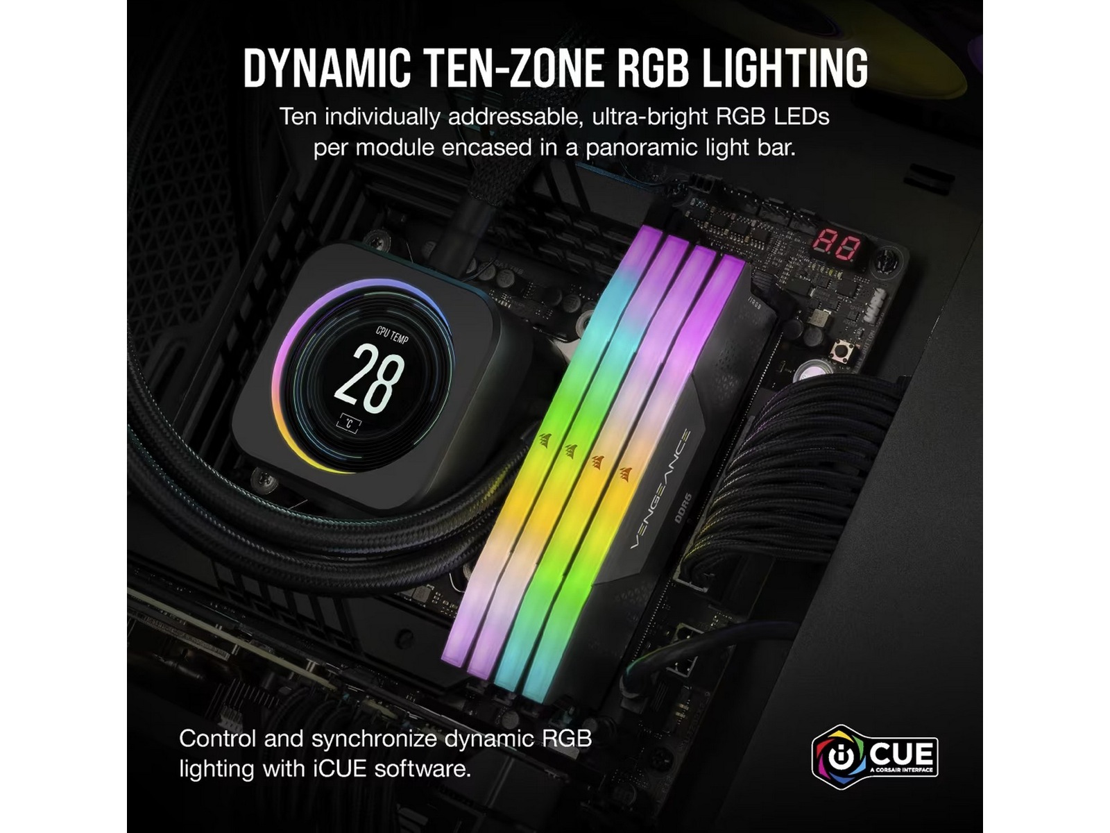 Corsair Vengeance RGB DDR5 6000MHz 32GB Minne